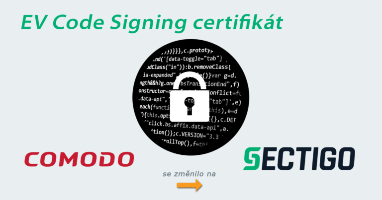 Comodo EV Code Signing certifikát - Web security blog